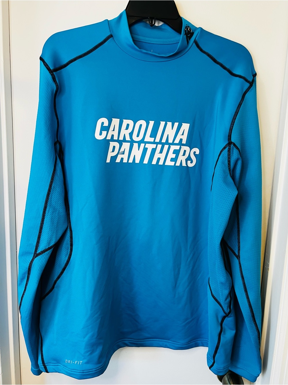 Nike Teal Carolina Panthers Dri-FIT Athletic Top